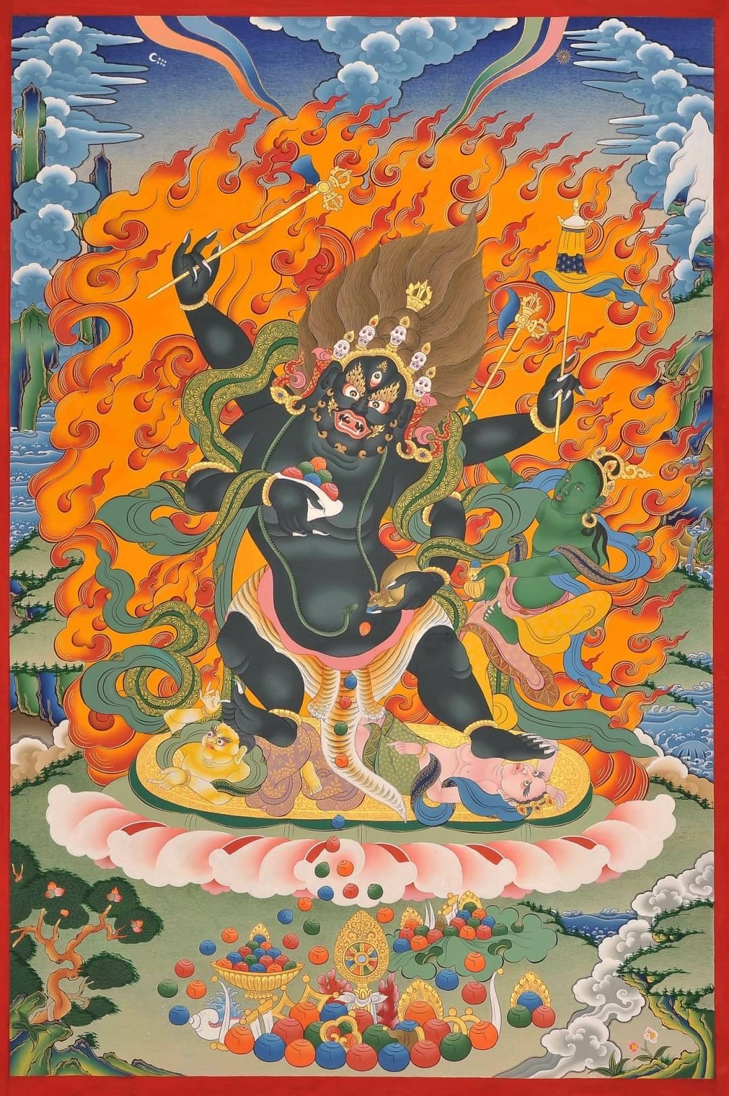 《四臂黑財神》之賜命灌頂